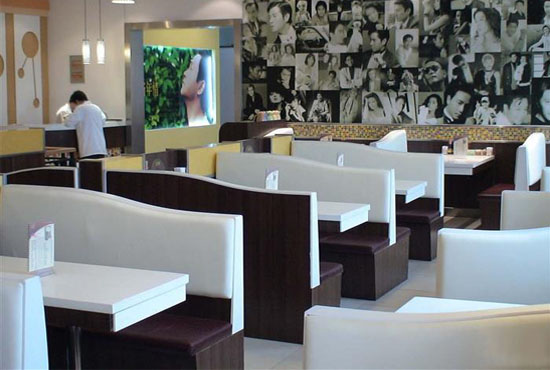 供应茶餐厅家具，餐厅卡座沙发，大理石餐台
